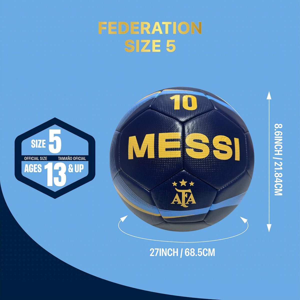 Icon Sports - Balón de fútbol oficialmente licenciado de la Asociac...