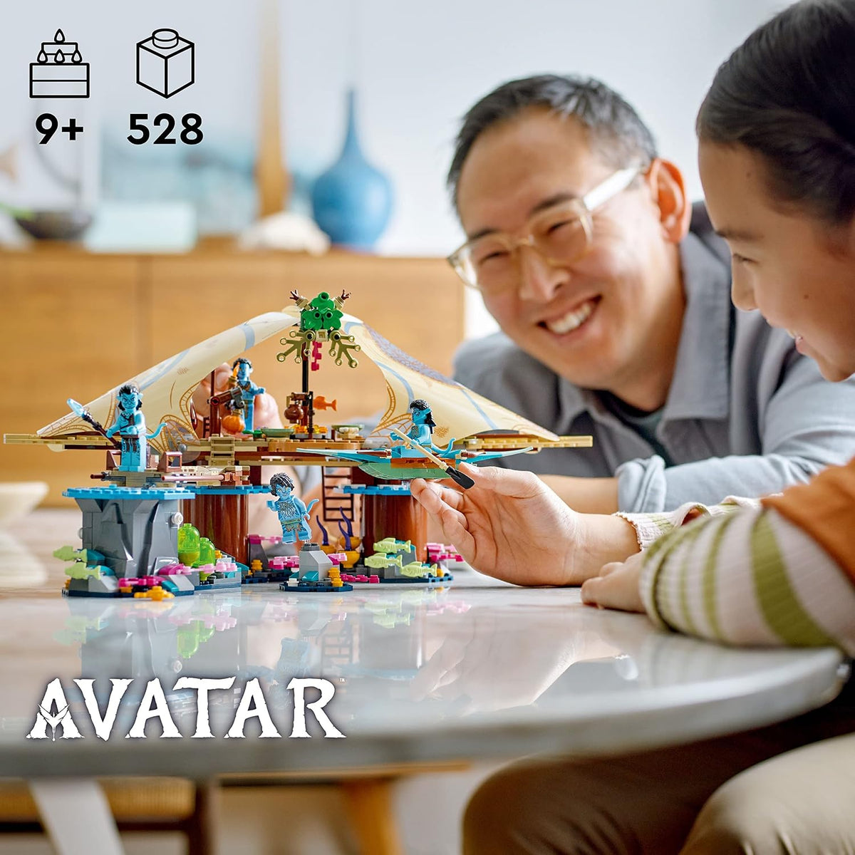 LEGO Avatar: El camino del agua Hogar del arrecife Metkayina 75578,...