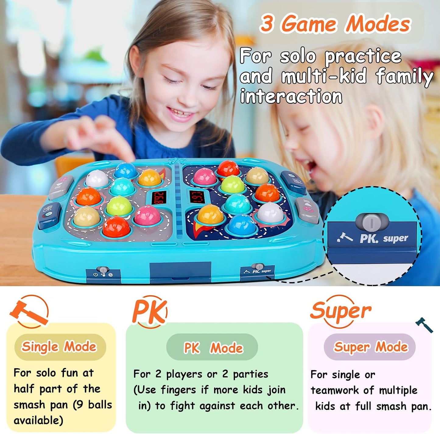 Whack Game Mole, juguetes para niños de 3 a 12 años, regalo para ni...