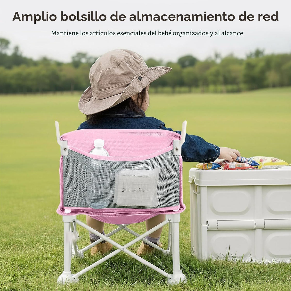Cochildor Silla de bebé portátil 4 en 1, asiento elevador plegable...