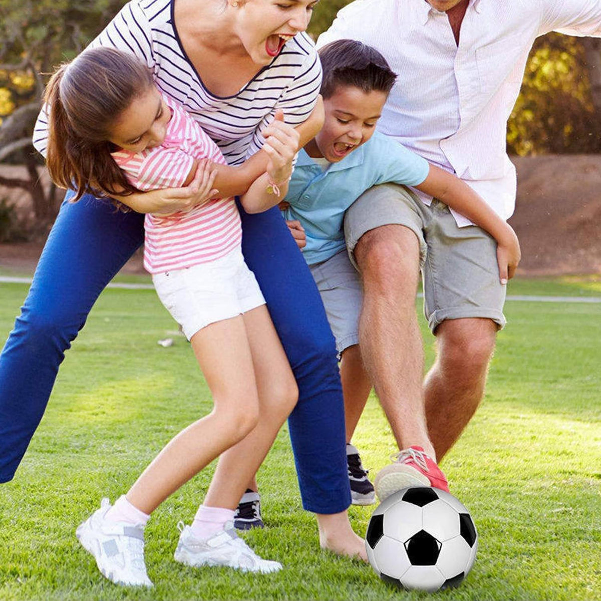 DHYLRICHER Paquete de 6 pelotas de fútbol cristianas de donación be...