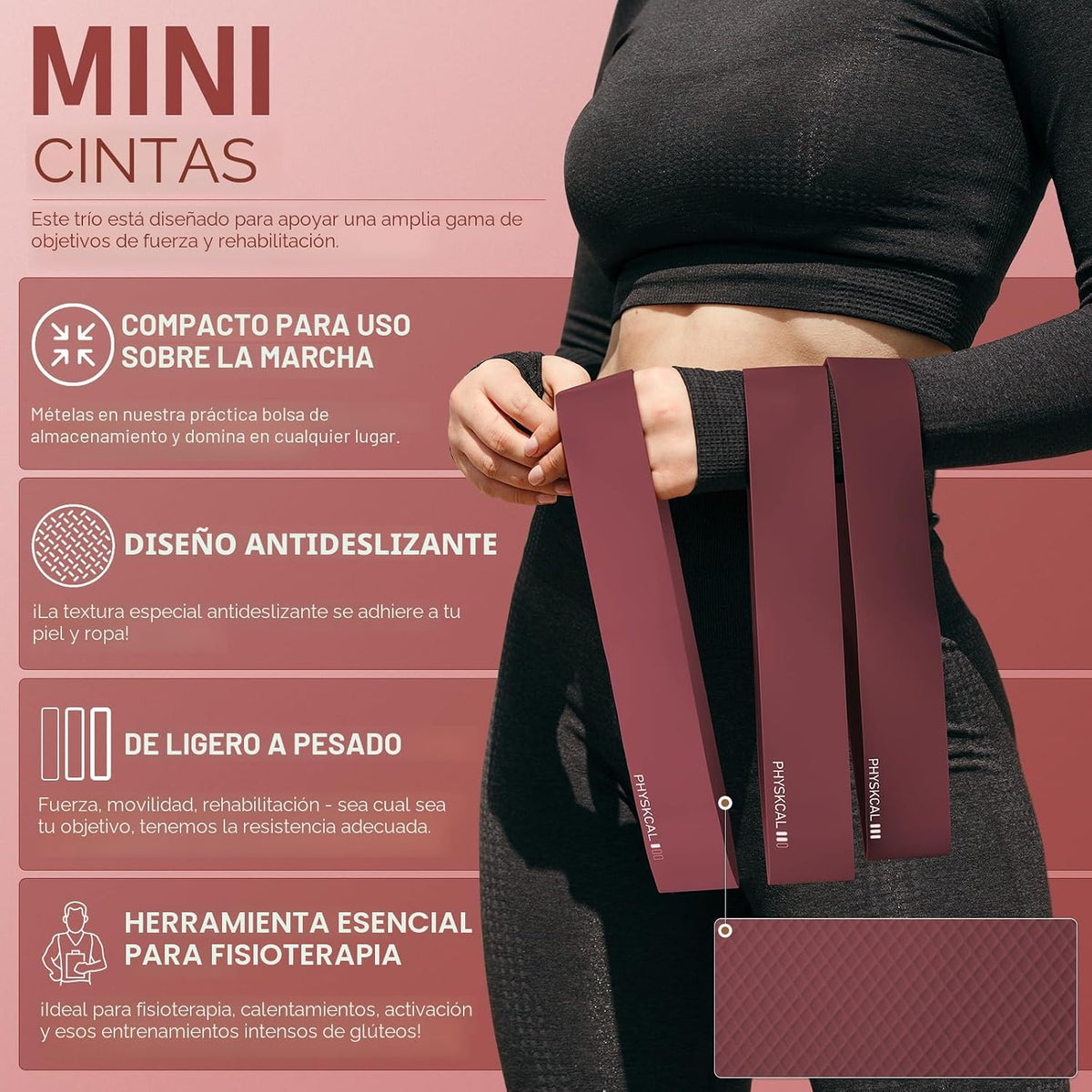 Kit de Pilates PhysKcal, anillo de pilates de 15 pulgadas con 1 bol...