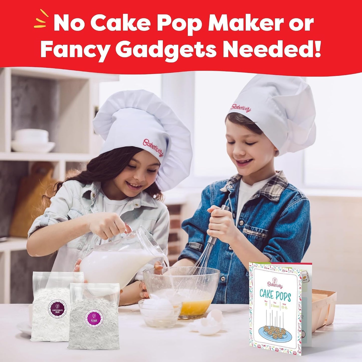 Baketivity Kids - Kit de actividad DIY para hornear - Haz delicioso...
