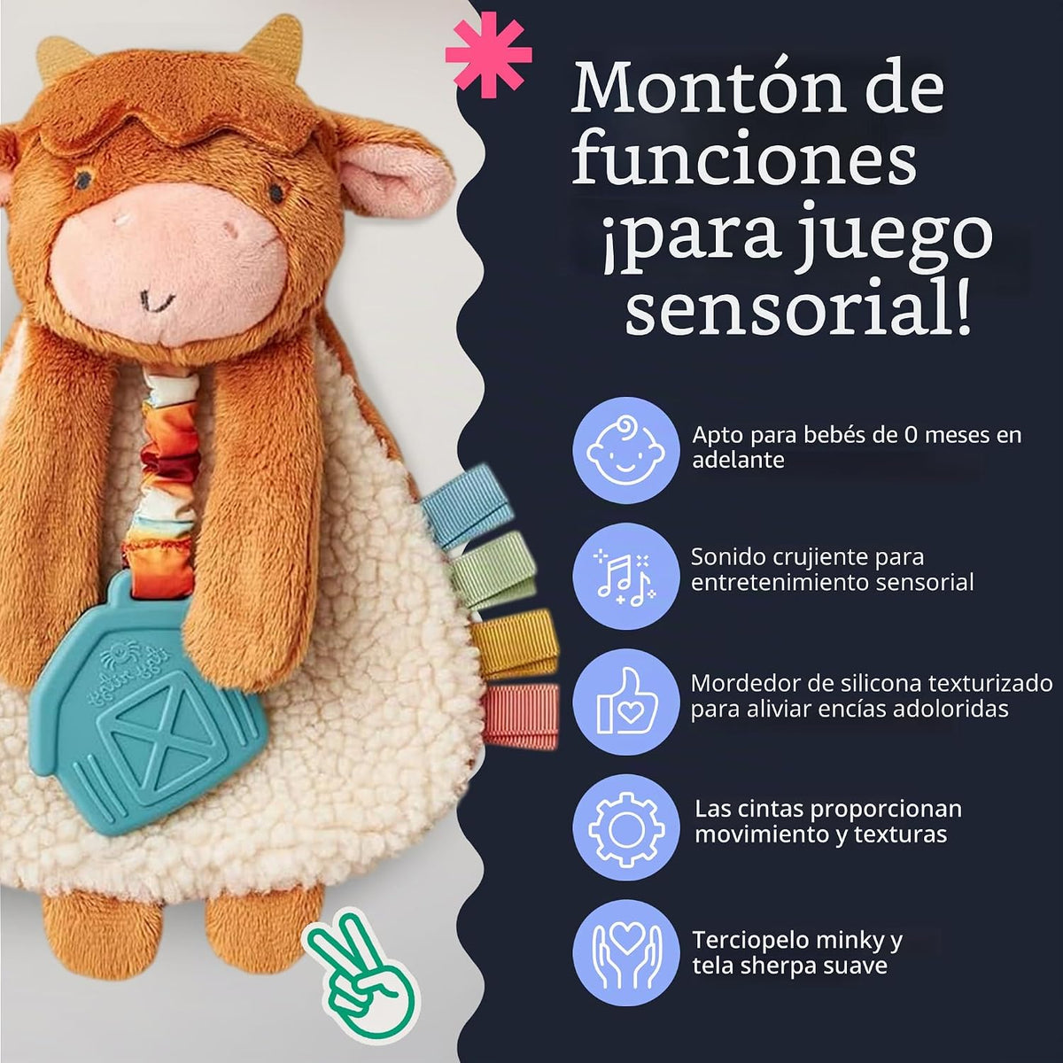 Itzy Ritzy - Itzy Lovey Incluyendo Mordedor - Baby Lovey con morded...