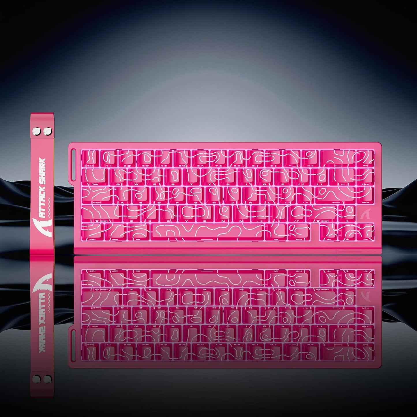 ATTACK SHARK X68 HE 8000Hz Teclado Rapid Trigger, 0.01mm de Precisi...