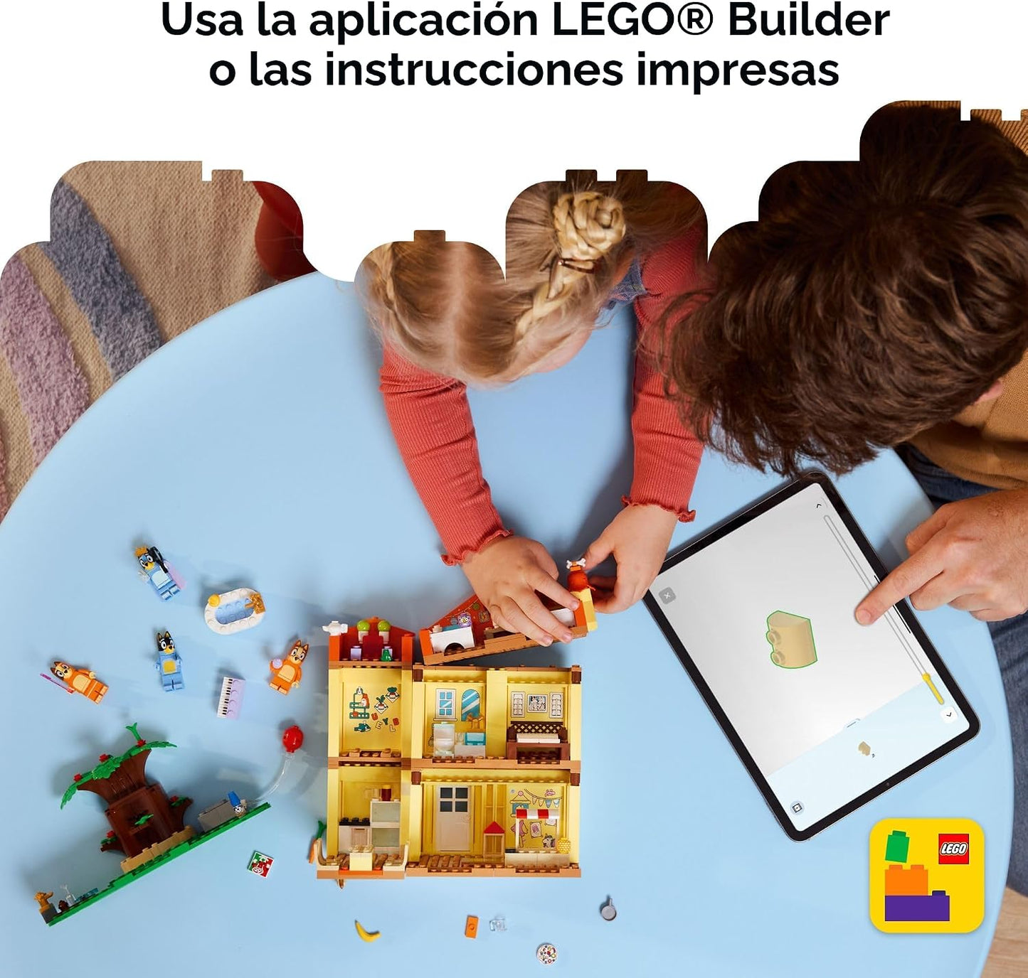 LEGO Bluey: Bluey's Family House - Juguete para niños y niñas d...