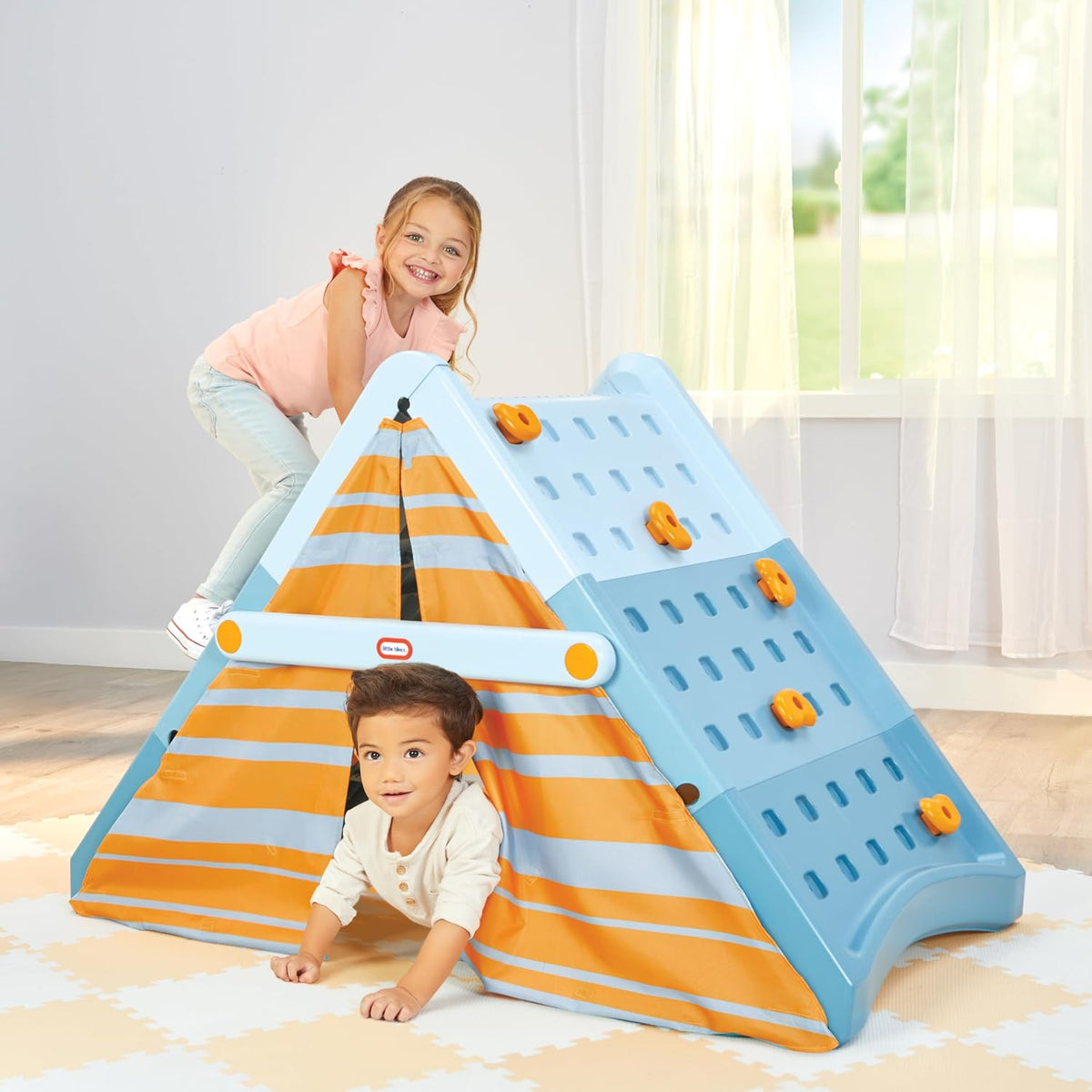 Little Tikes Campin' &amp; Climb Wall, Pared de Escalada y Tien...