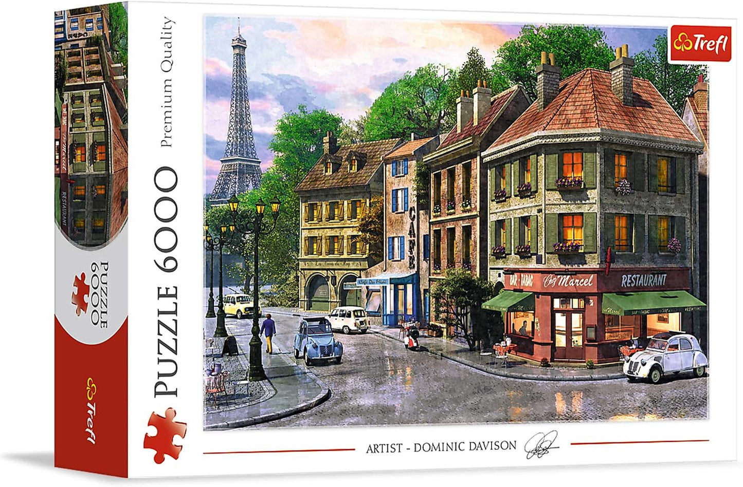 Trefl Street of Paris - Rompecabezas de 6000 piezas, 53.5 x 37.8 pu...