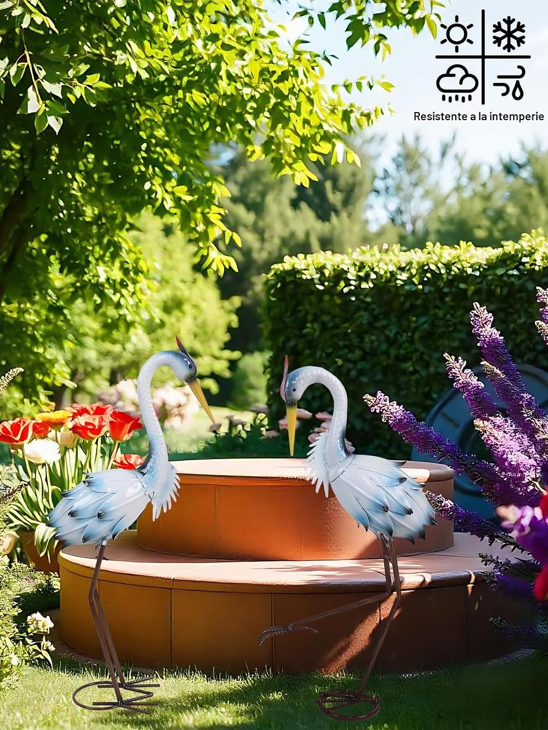 YEAHOME Estatuas de Decoración de Jardín para Exteriores, 22"\/...