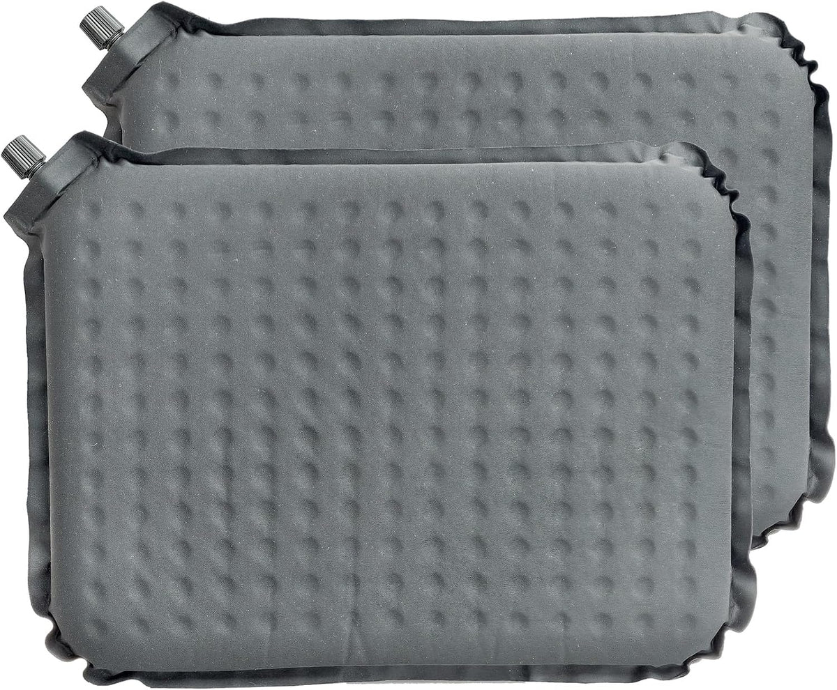 Paquete de 2 cojines de asiento autoinflables, 16 x 13 pulgadas, al...
