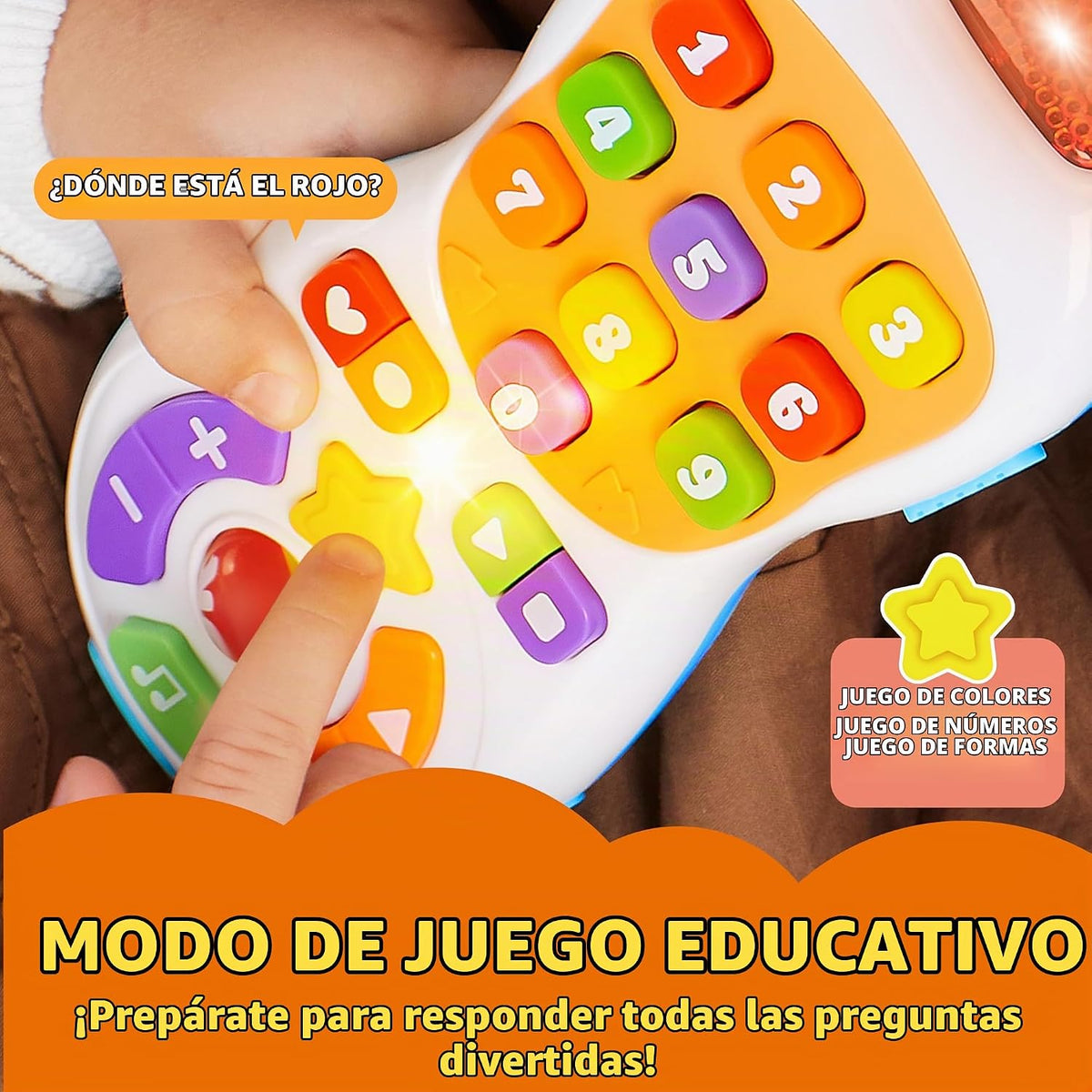 JOYIN Juguetes para bebés de 6 a 12 meses, juguete de control remot...