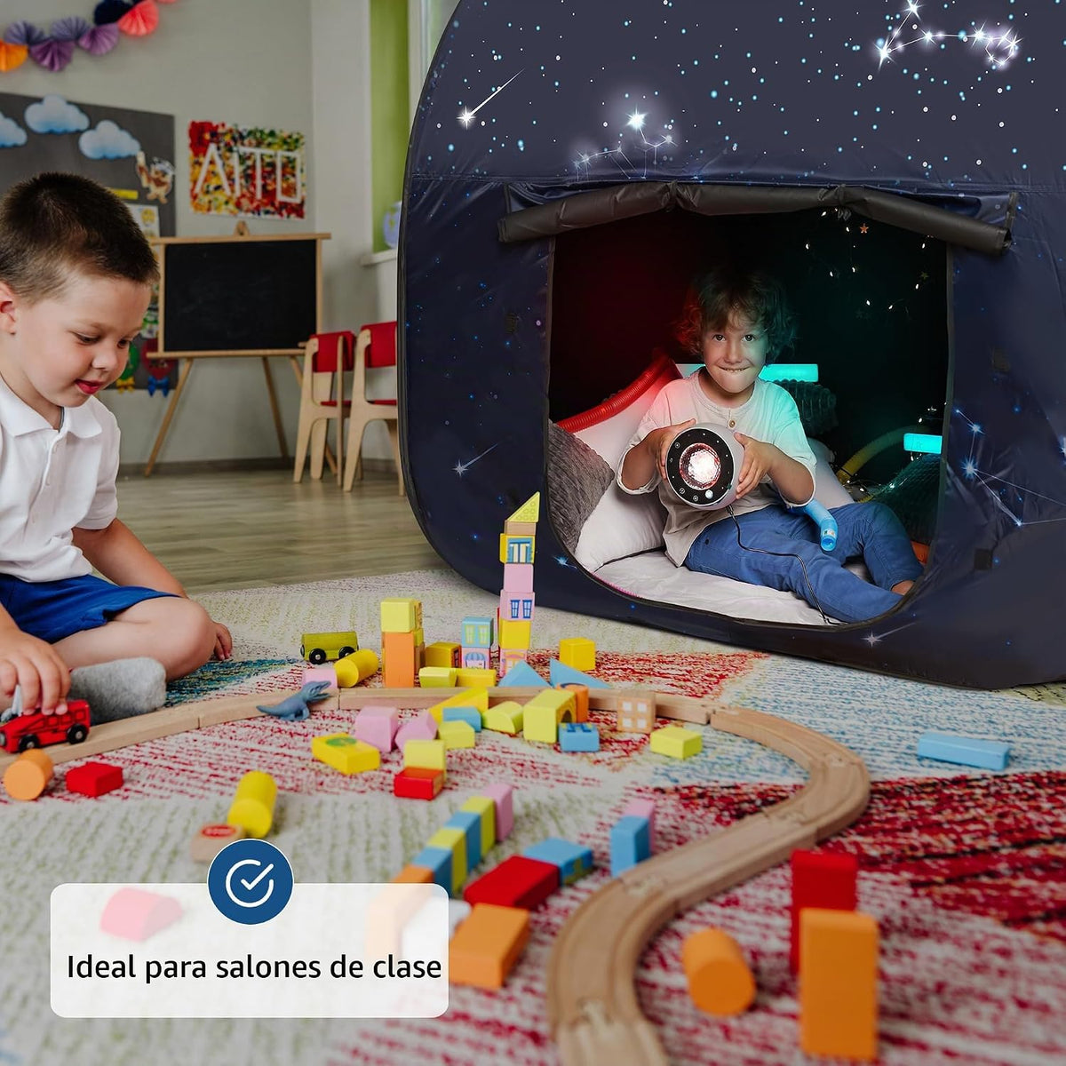 Tienda de campaña sensorial | Esquina tranquila para que los niños...