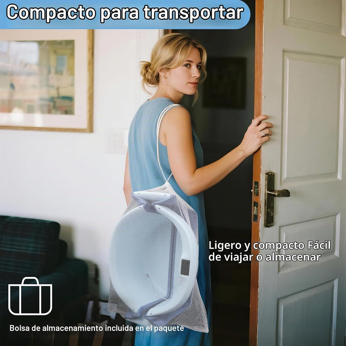 Bañera Plegable para Bebé - Bañera Grande para Bebé con Termómetro...