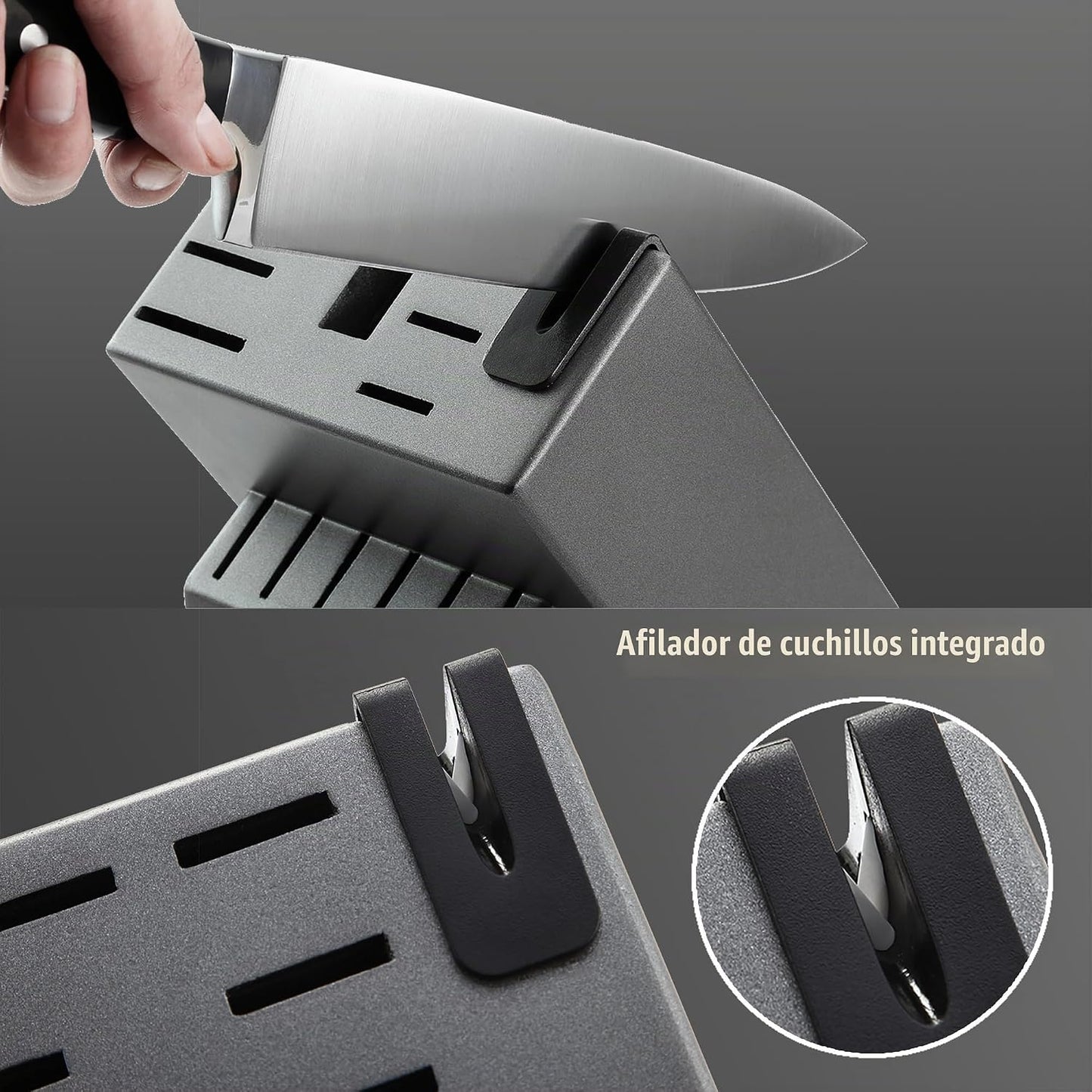 McCook® Juegos de cuchillos, juego de cuchillos de cocina alemán de...
