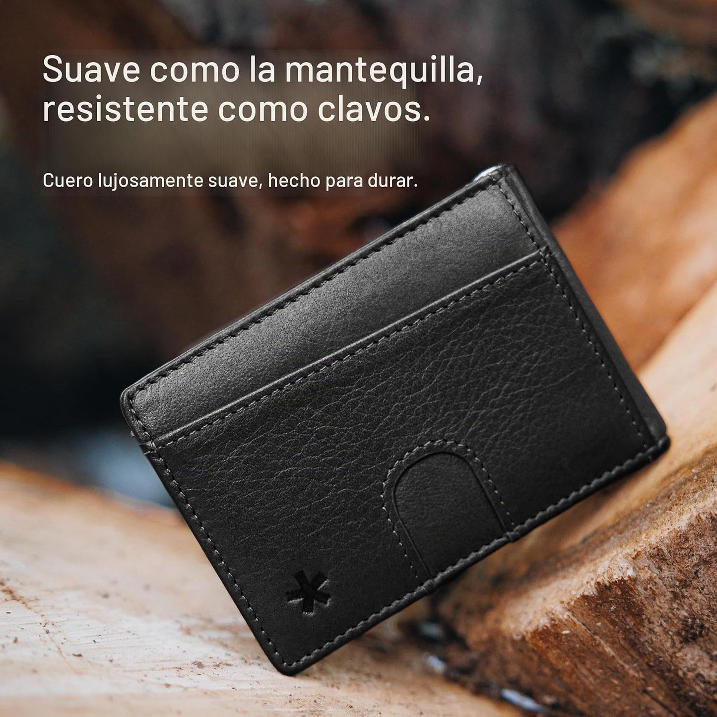 Swear Brands Billetera delgada con clip para dinero, cartera minima...