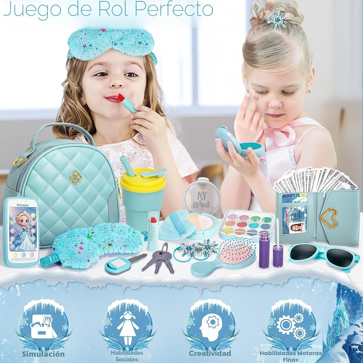 Hohosunlar Bolso de regalo para niña de 3, 4, 5, 6, 7, 8, accesorio...
