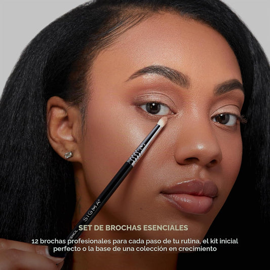 Sigma Beauty Juego de brochas esenciales de maquillaje \u2013 Juego...