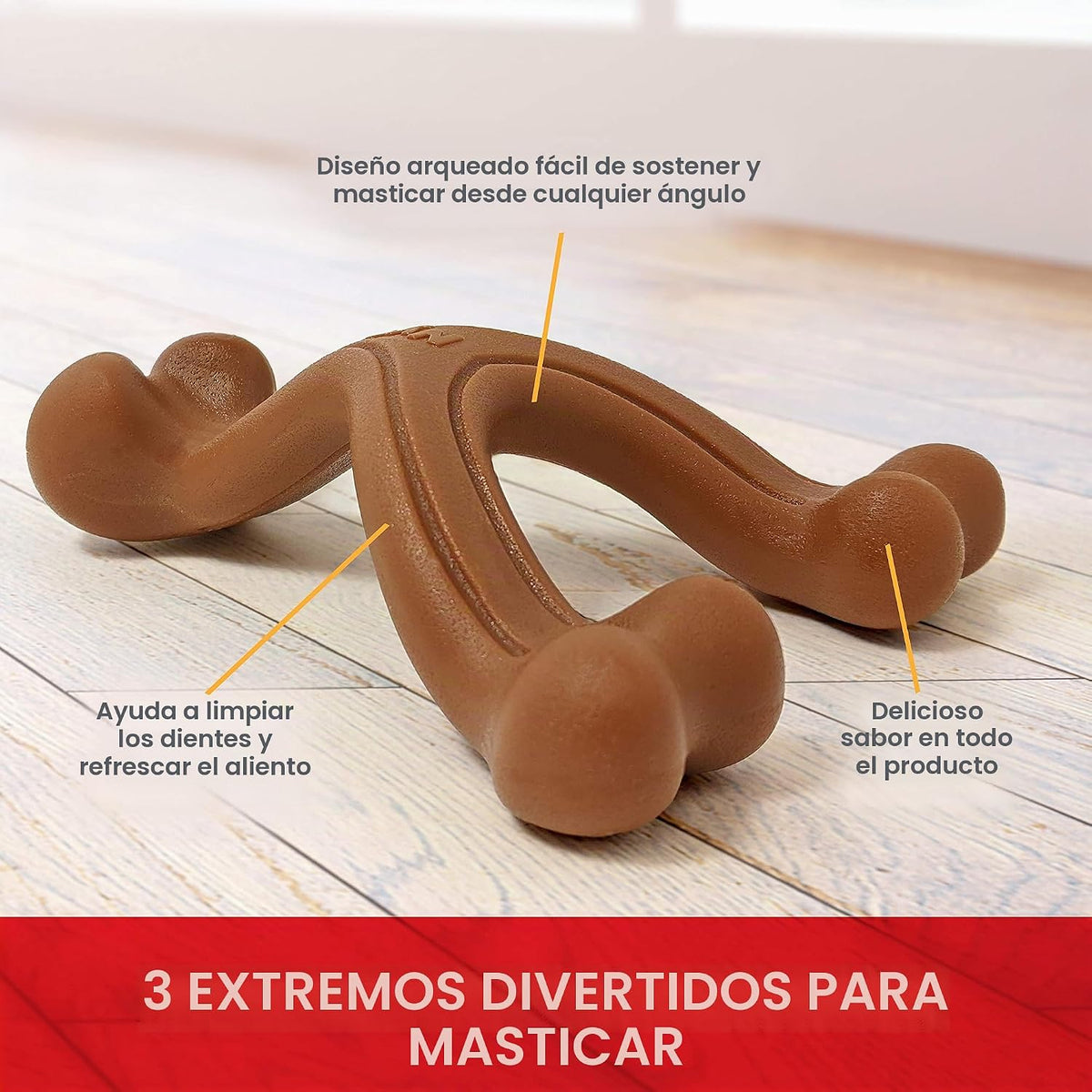 Nylabone Power Chew - Juguete masticable para perros de Wishbone de...