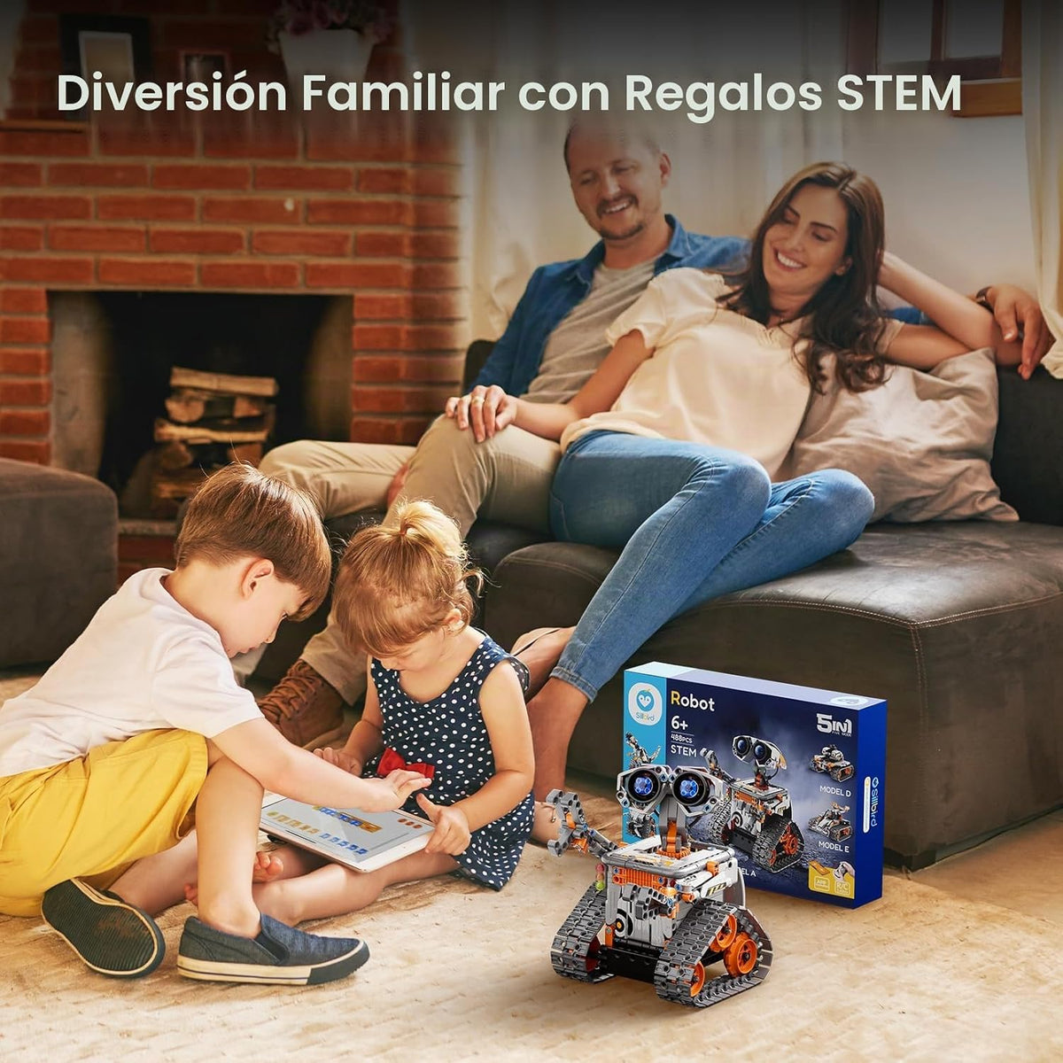 Sillbird Kit de construcción de robots con control remoto, regalos...