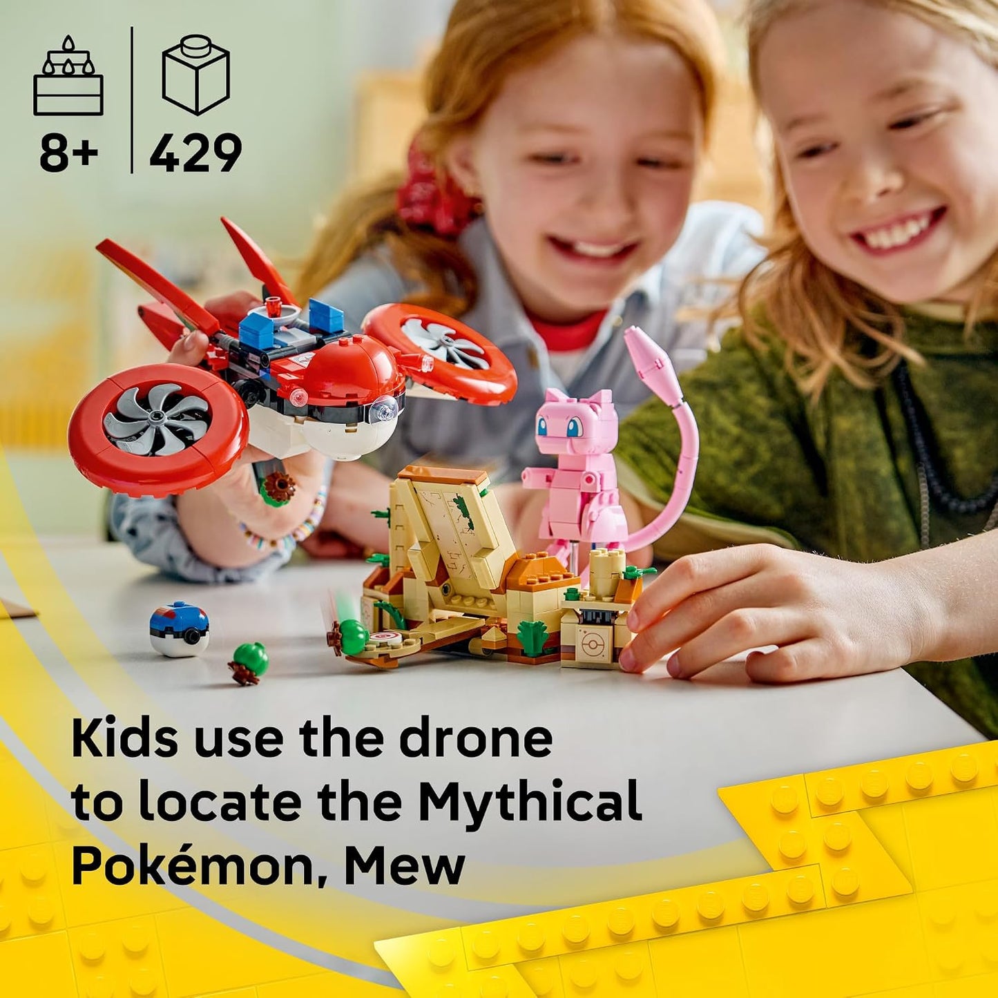 LEGO Pokémon SMART Play: Búsqueda con drones del mítico Mew 72161 |...