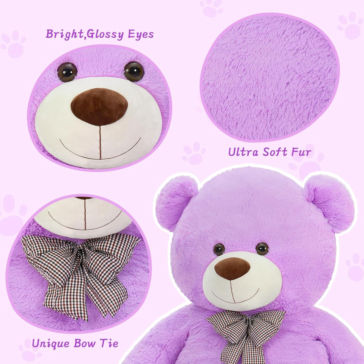 MaoGoLan Oso de peluche gigante de 7 pies, animal de peluche gigant...