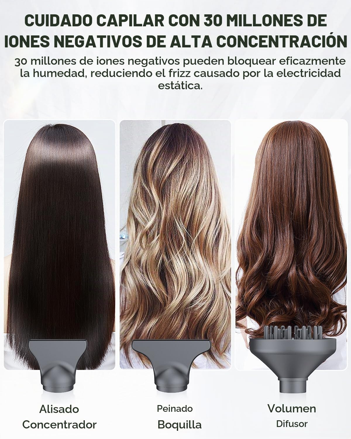 slopehill Secador de Cabello Iónico Profesional con Difusor - Liger...