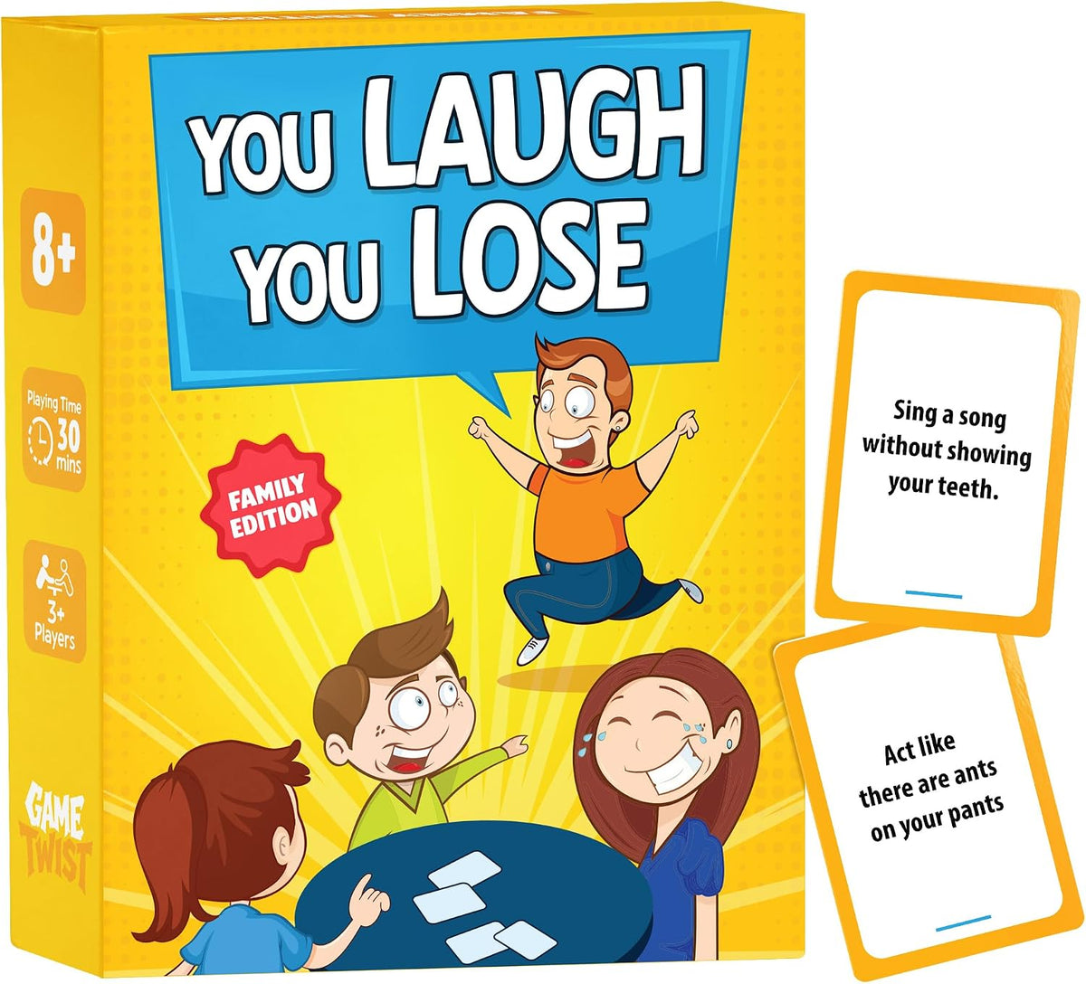 Juego You Laugh You Lose - Juegos de mesa para niños de 8 a 12 años...