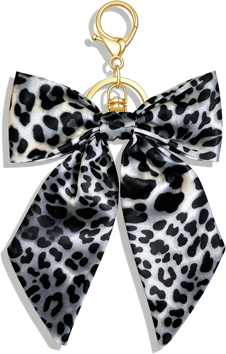 Pithayla Llavero con dije de lazo de leopardo, accesorios para bols...