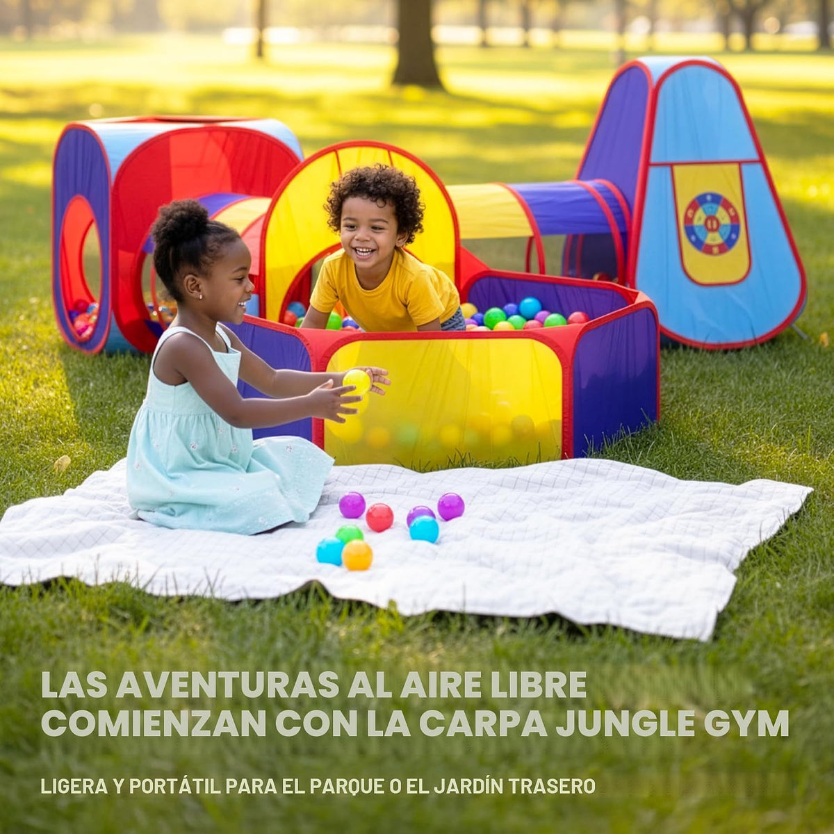Playz 5 piezas de tiendas de campaña infantiles y túneles - Piscina...