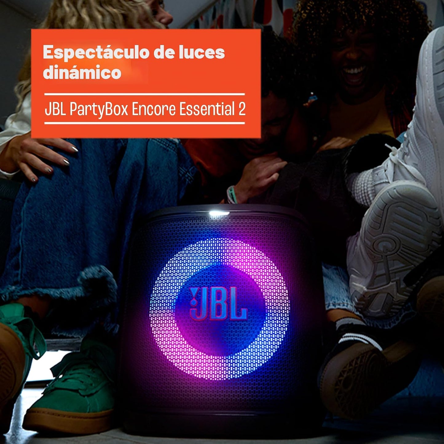 JBL PartyBox Encore Essential 2 - Altavoz portátil de fiesta alimen...