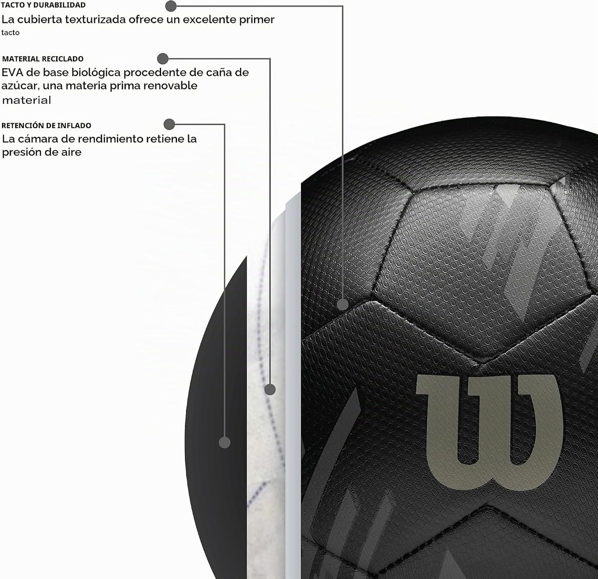 WILSON Balones de fútbol NCAA Vantage