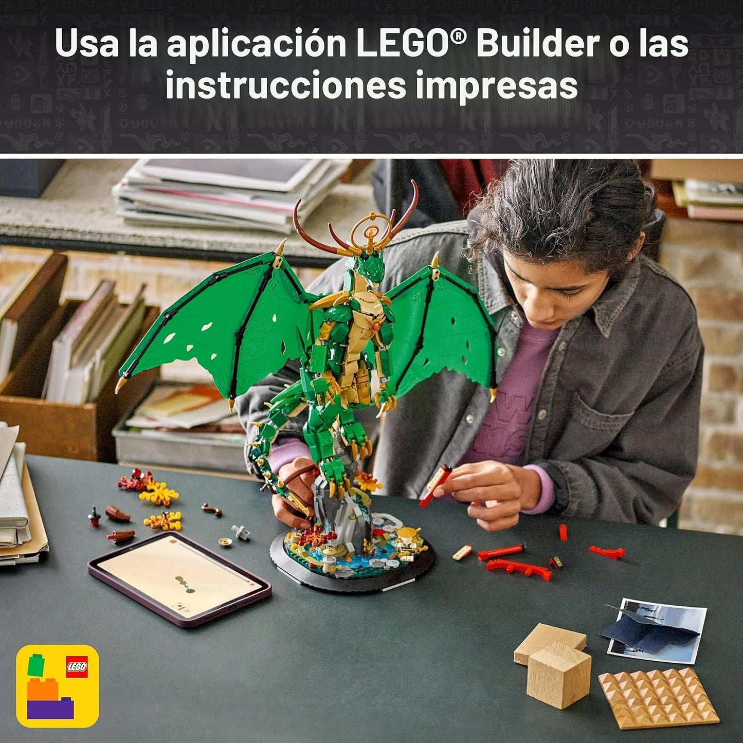 LEGO NINJAGO The Guardian Dragon - Kit de construcción de modelos d...