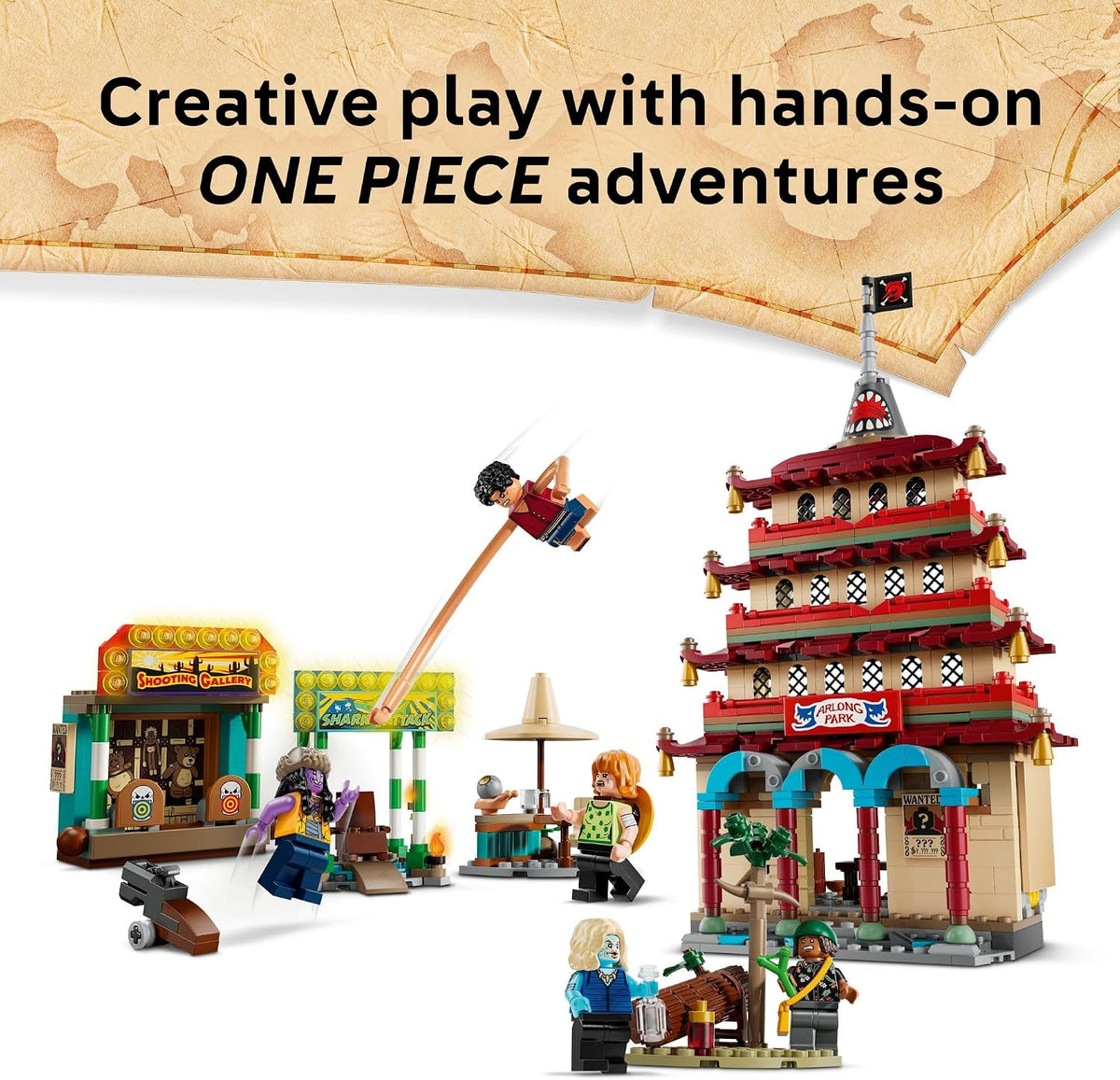 LEGO UN PEZZO Batalla en el Parque Arlong Bloques de Construcción -...