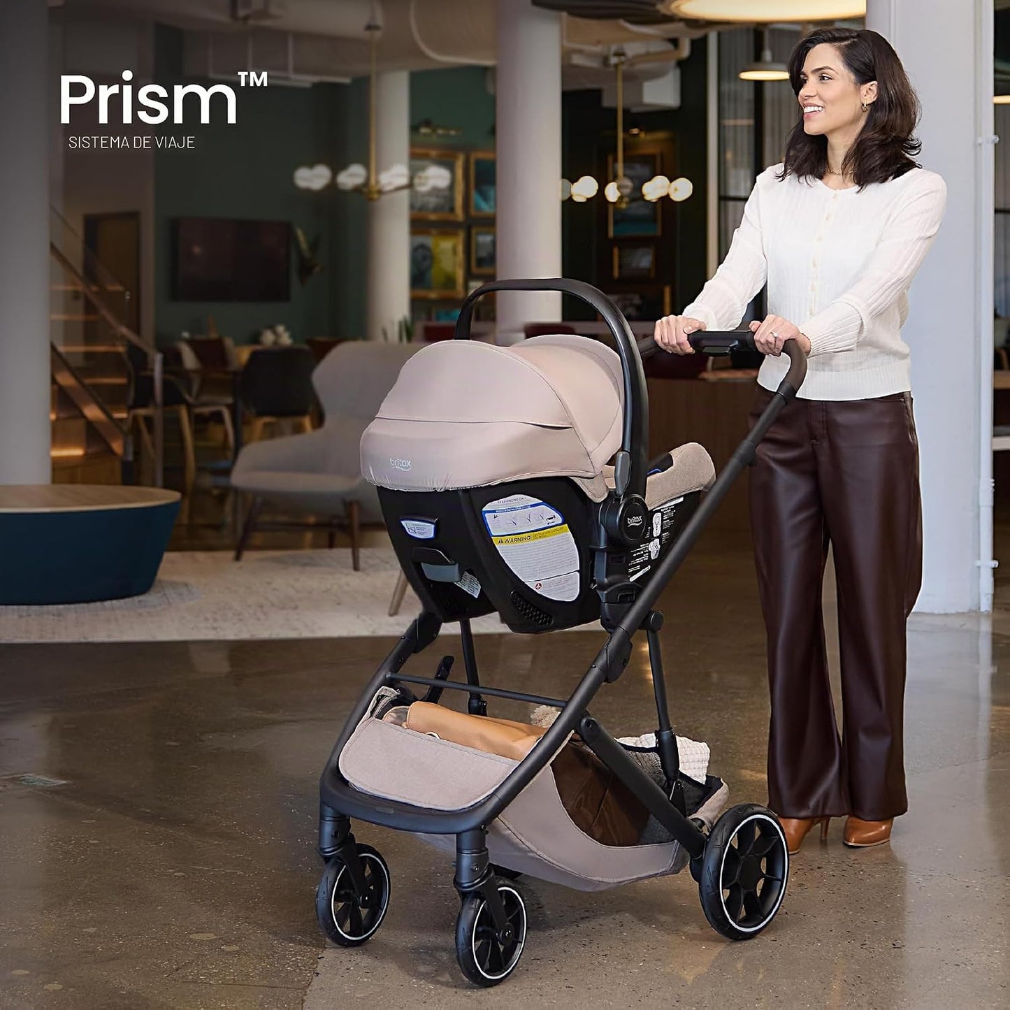 Britax Sistema de viaje Prism de tamaño completo, asiento de coche...