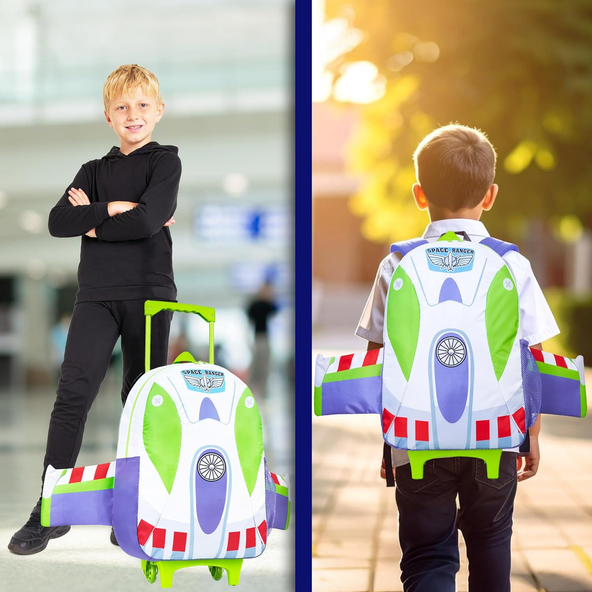Disney Toy Story Buzz Lightyear - Maleta de mano 2 en 1 para niños...