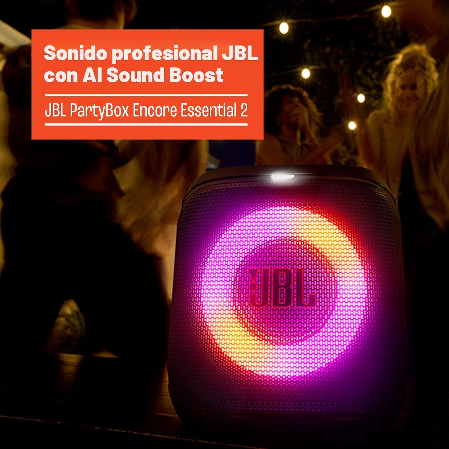 JBL PartyBox Encore Essential 2 - Altavoz portátil de fiesta alimen...