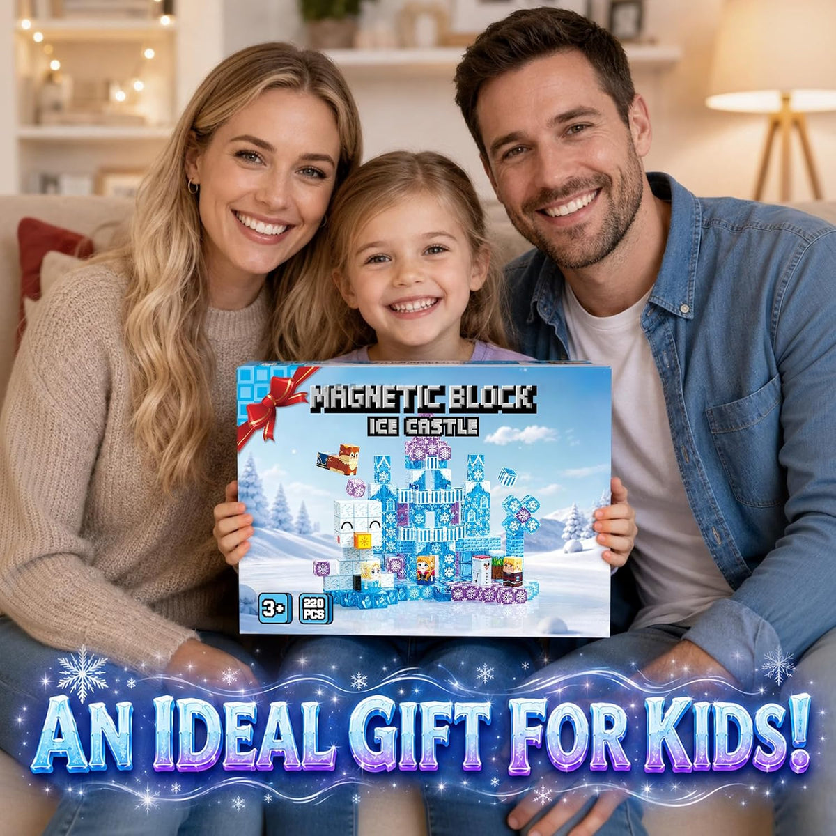 Laoren Bloques de construcción magnéticos STEM Toy Magnet Cubes par...