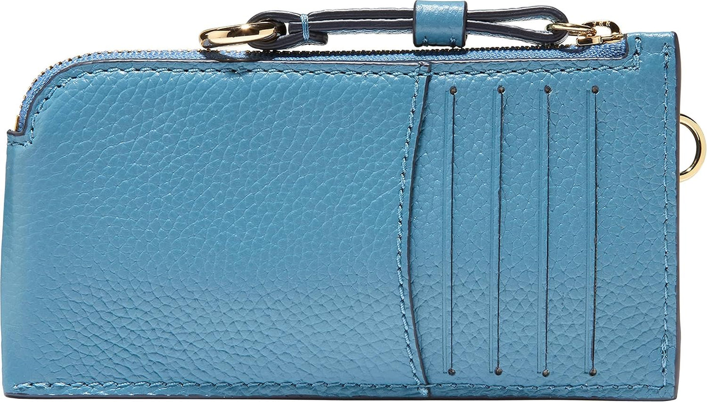 Cole Haan Cartera de tarjeta de crédito esencial para mujer, Azul (...