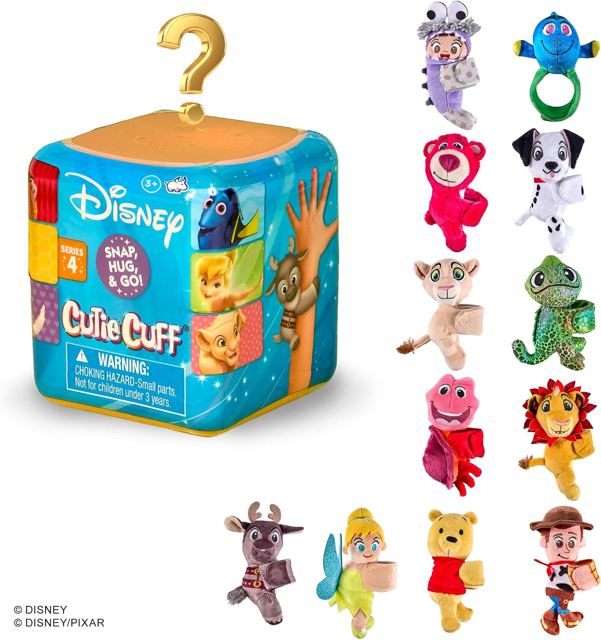 Disney Cutie Cuff - Pulsera de peluche misteriosa - Favoritos Serie 4