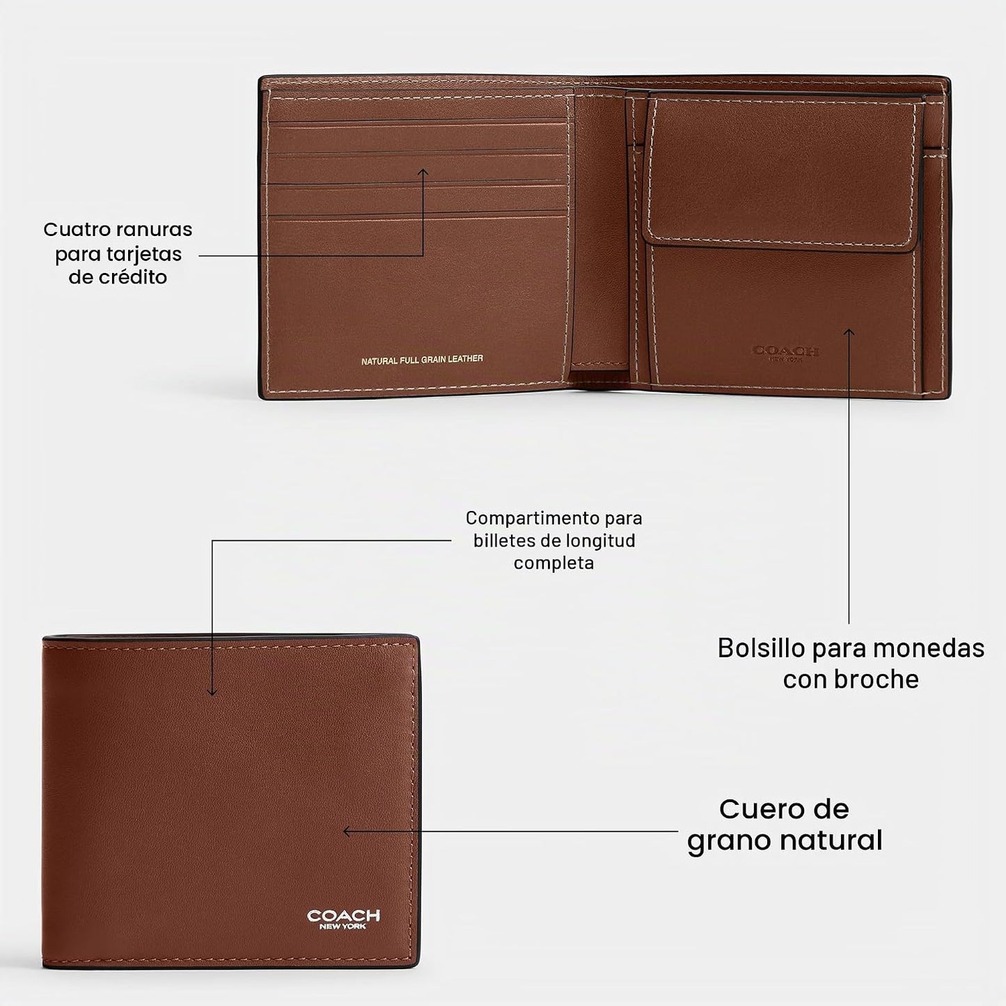 COACH Men's Coin Wallet