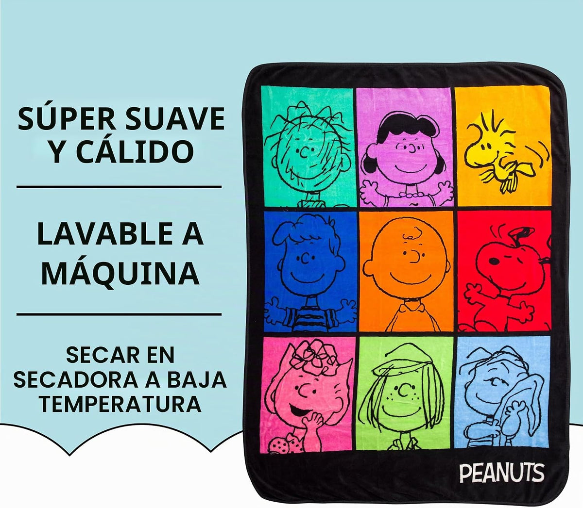 Silver Buffalo Peanuts con Pig-Pen, Lucy, Woodstock, Schroeder, Cha...