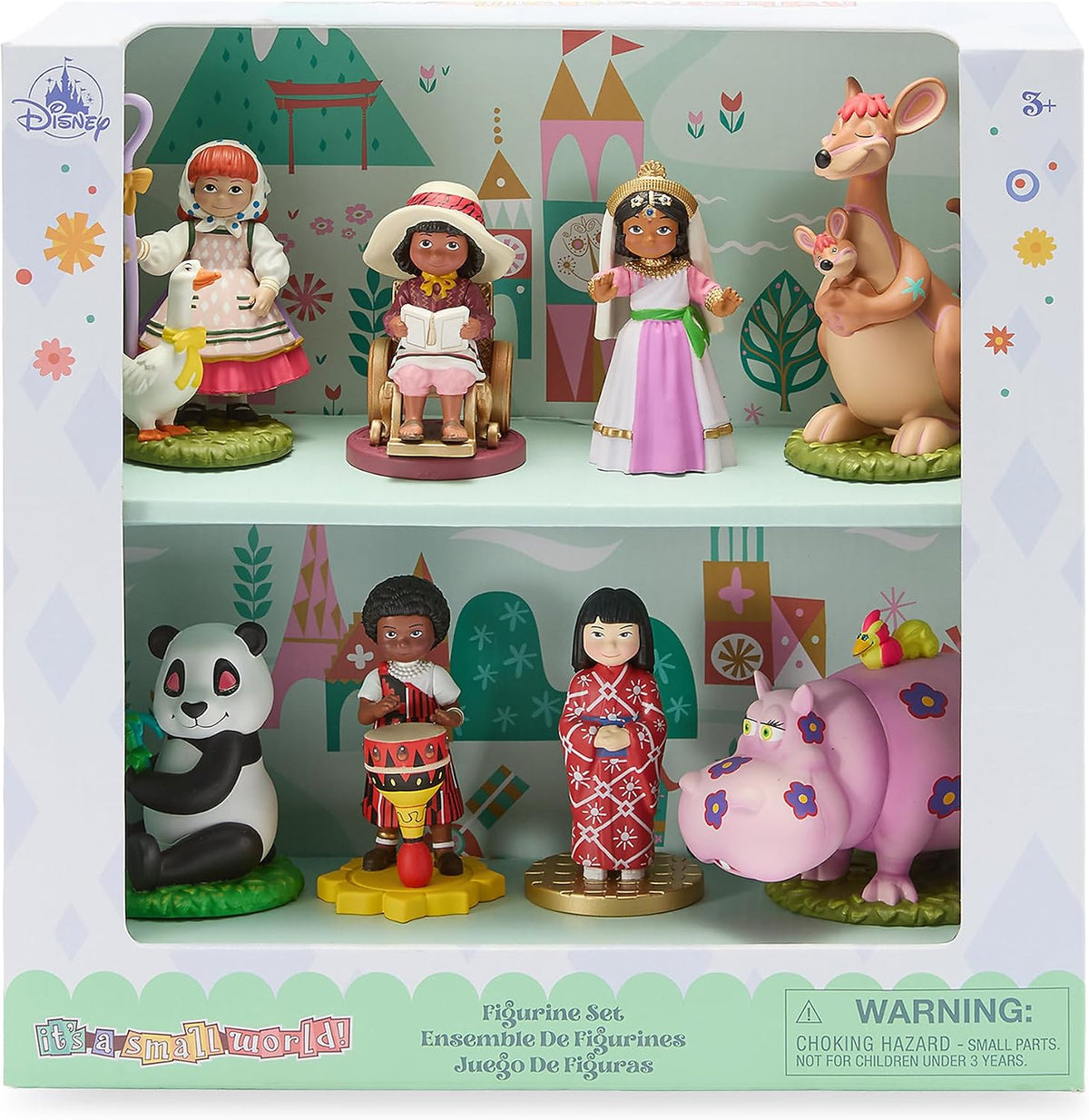 DISNEY STORE Juego de figuras oficiales de It's a Small World:...