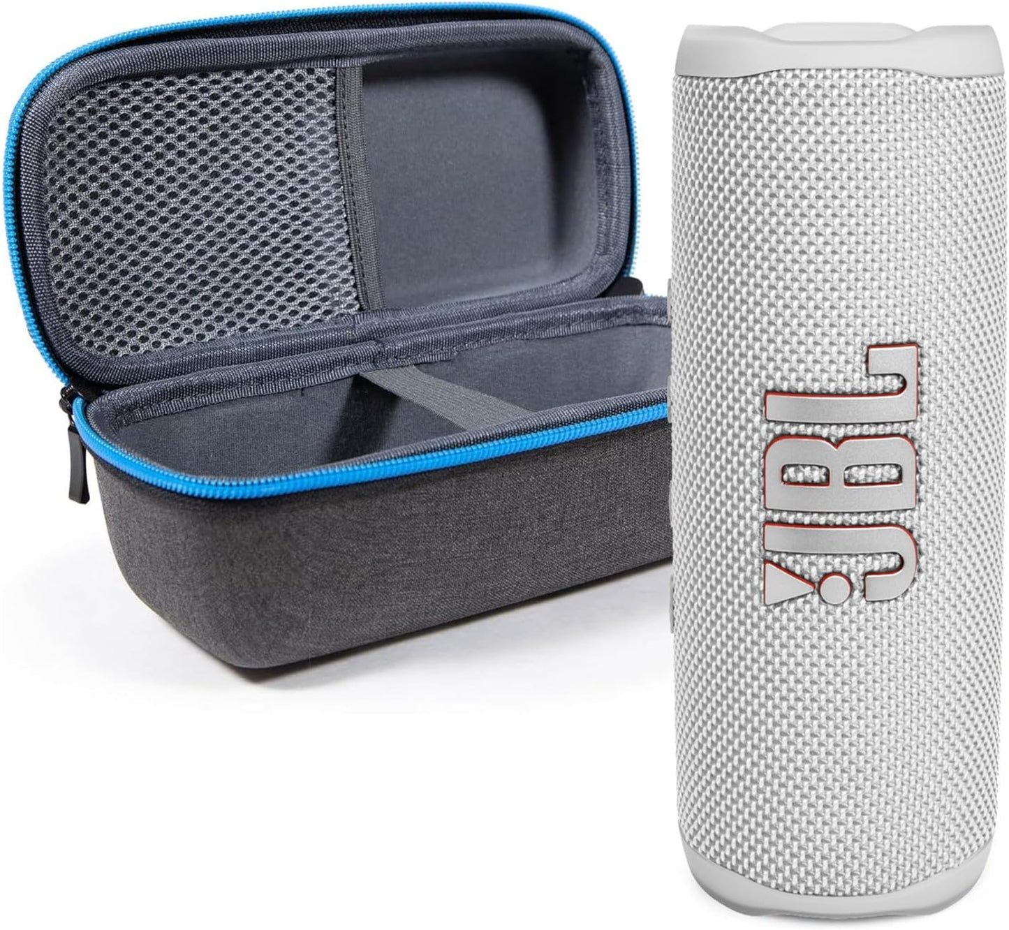 JBL Flip 6 (Squad) + Paquete con funda protectora rígida divvi!