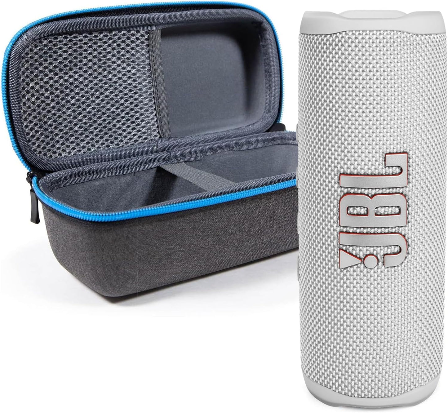 JBL Flip 6 (Rojo) + Paquete con divvi! Estuche protector de carcasa...