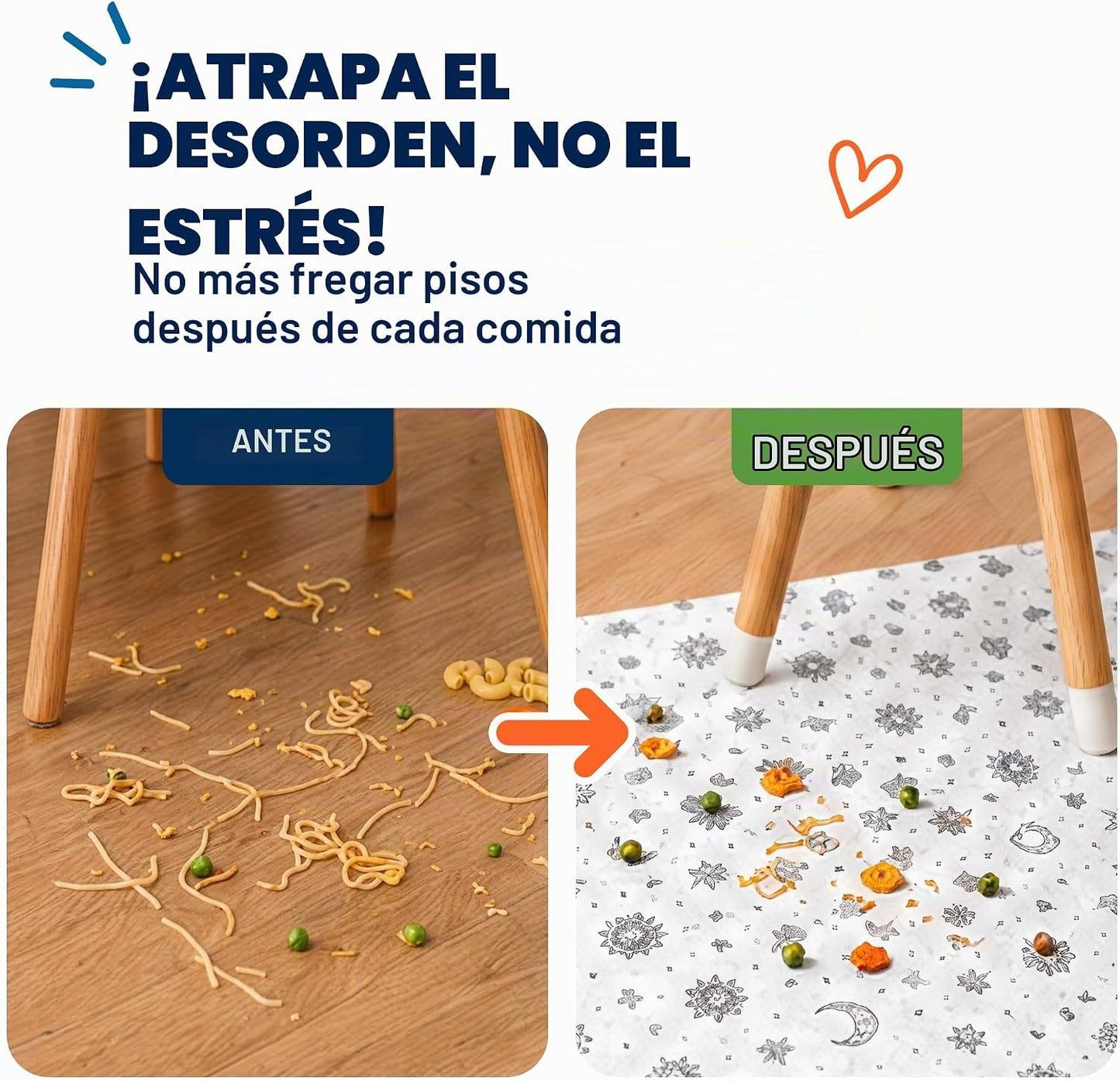 Paquete de 30 Alfombrillas Desechables para Salpicaduras de Eli wit...