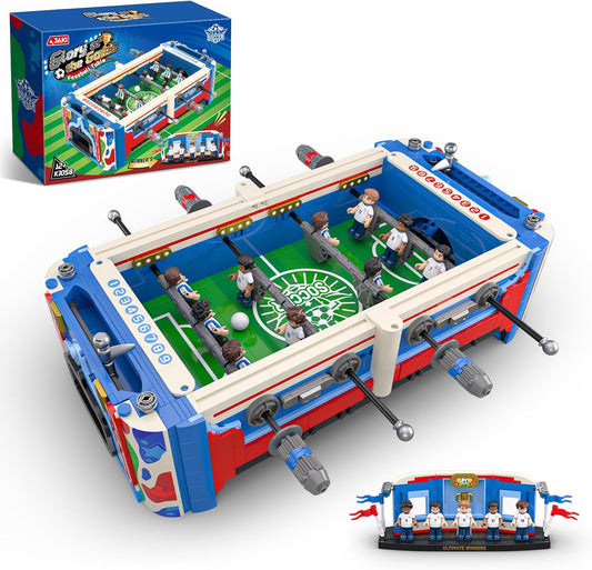 Tweandar Soccer Match Trophy Juego de construcción de mesa de fútbo...