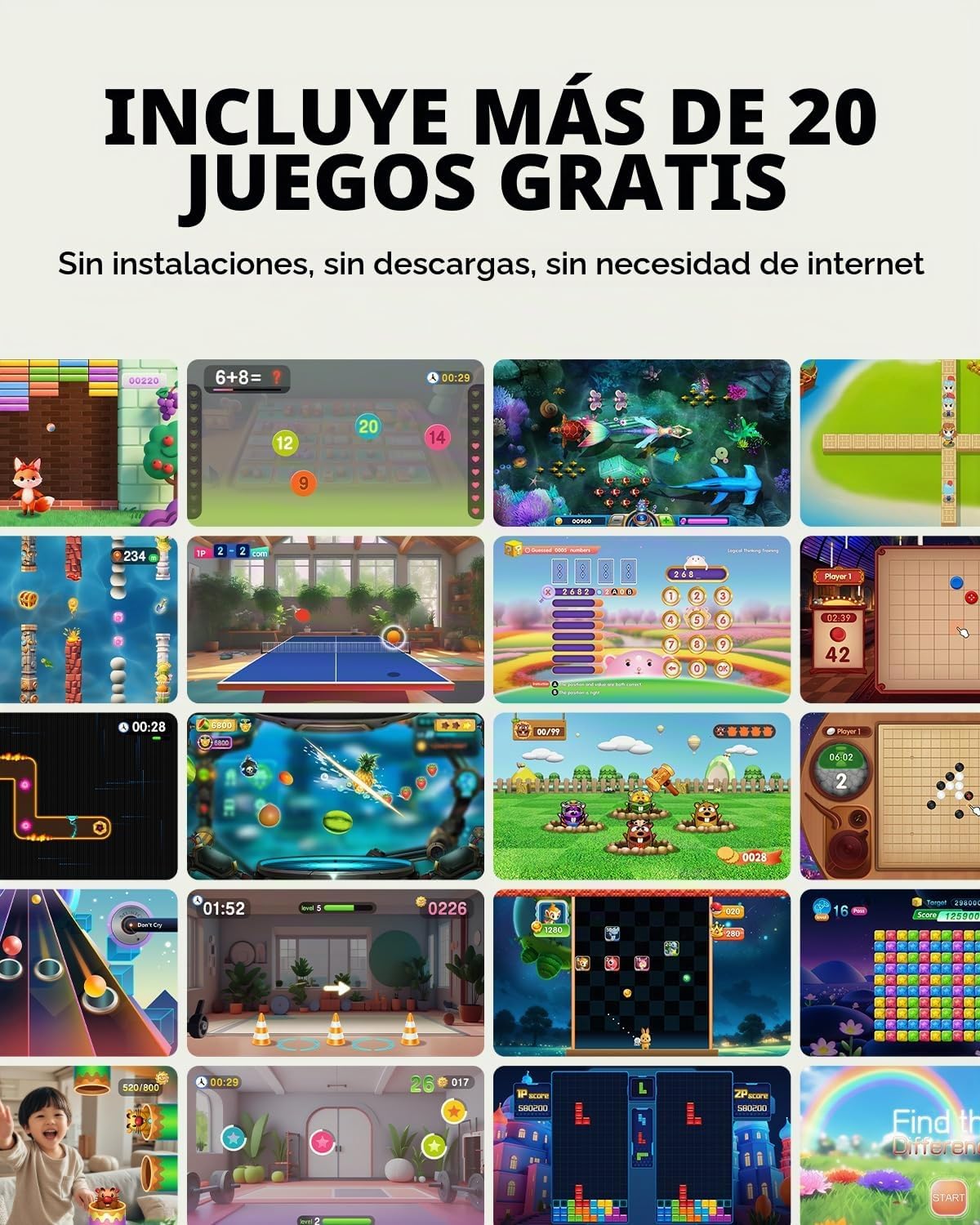 MetFut Consola de juegos AR Motion para niños y adultos: sistema de...