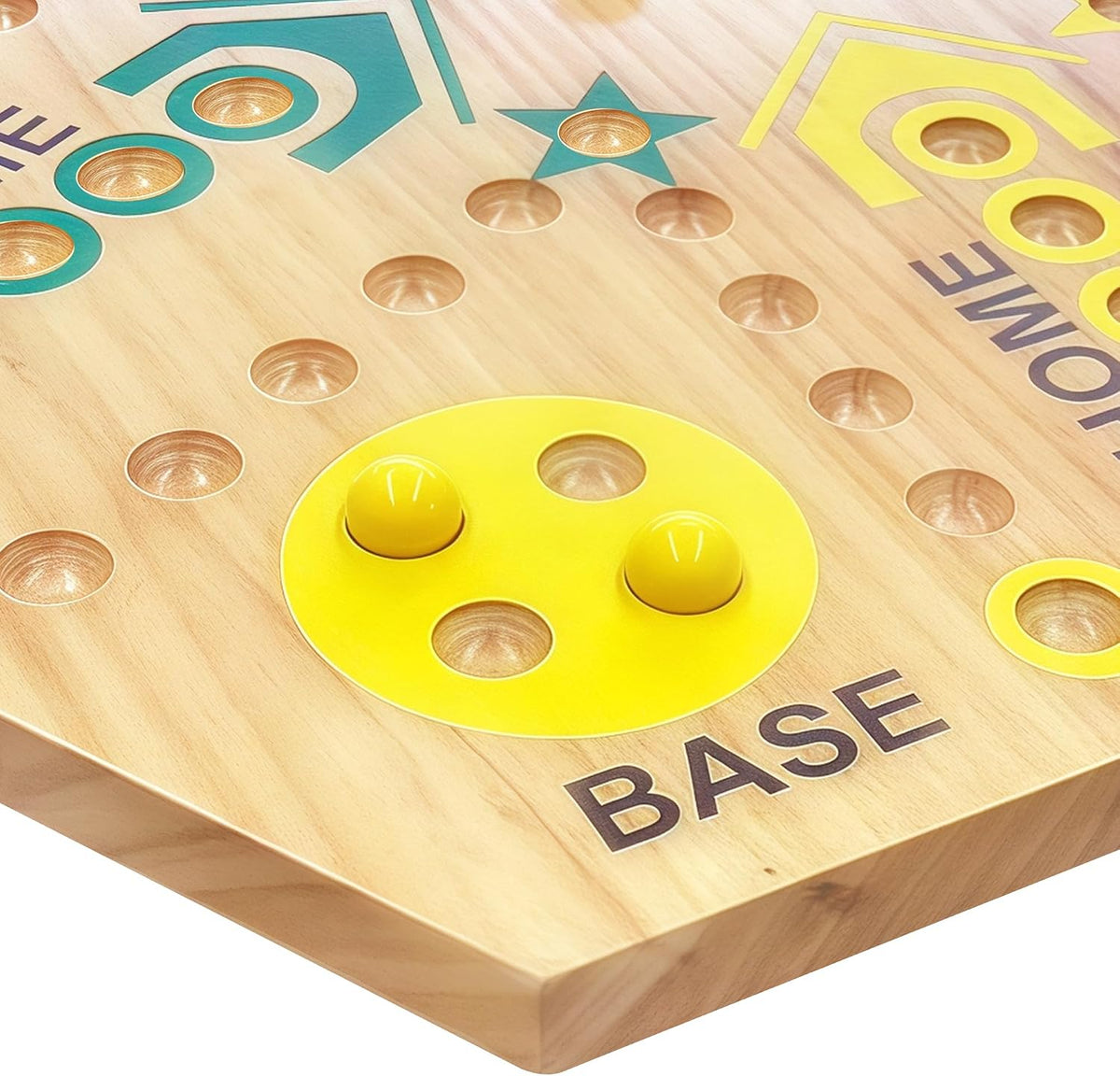 Juego de Mesa de Madera, Juego de Mesa Original de Canicas de Doble...