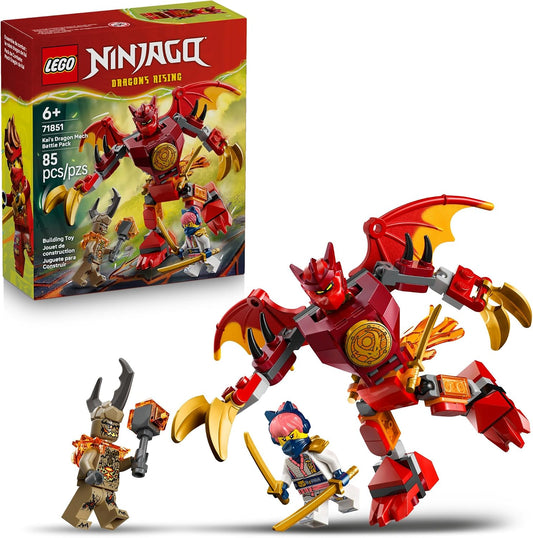 LEGO NINJAGO Paquete de Batalla de Mecha Dragón de Kai - Juego de C...