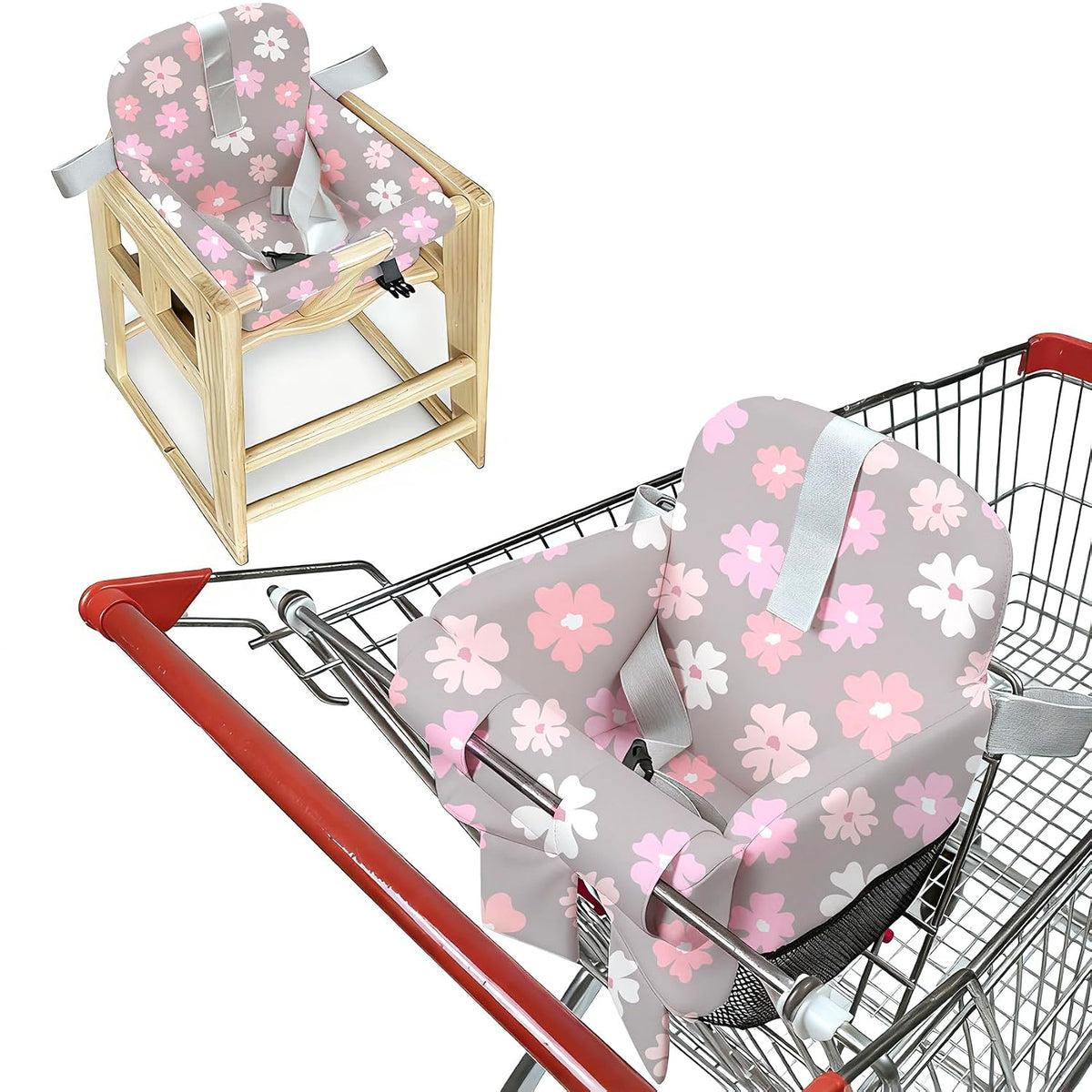 Funda acolchada para carrito de compras para bebés y niños pequeños...